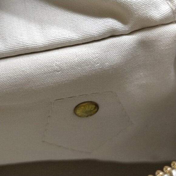 Authentic Louis Vuitton Speedy 30 White Monogram Mini lin Hand Bag mn840-112925 - Picture 15 of 16